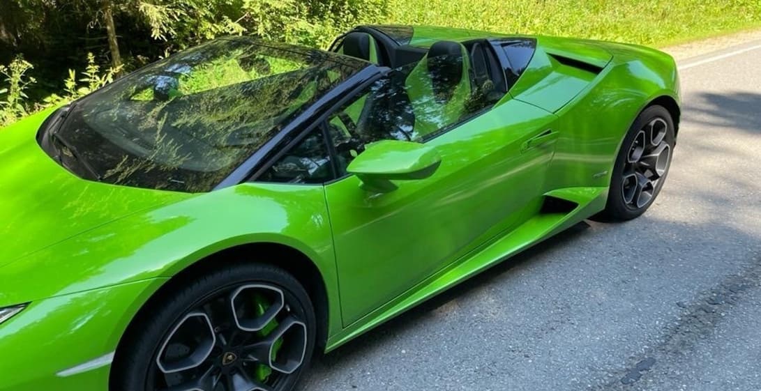 Вскрытие автомобиля Lamborghini HURACÁN